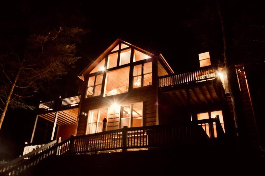Private Creekside Cabin+Hot Tub,Pool Table, & Pets Ellijay Esterno foto