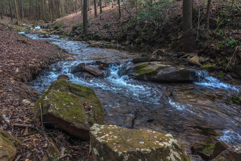 Private Creekside Cabin+Hot Tub,Pool Table, & Pets Ellijay Esterno foto